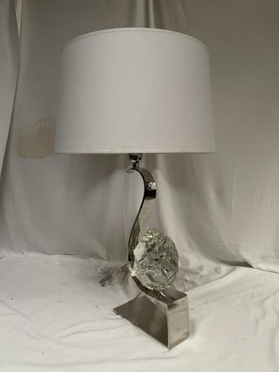 Angelo Brotto 1970s Sculptural lamp attributed to Anglo Brotto
