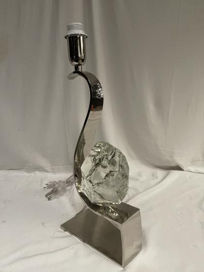 Angelo Brotto 1970s Sculptural lamp attributed to Anglo Brotto