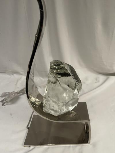 Angelo Brotto 1970s Sculptural lamp attributed to Anglo Brotto