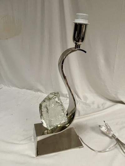 Angelo Brotto 1970s Sculptural lamp attributed to Anglo Brotto