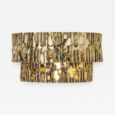 Angelo Brotto Due Fasce Wall Sconce by Angelo Brotto for Esperia