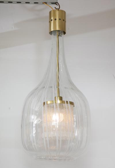Angelo Brotto Italian Pendant Chandelier by Angelo Brotto for Esperia