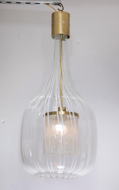 Angelo Brotto Italian Pendant Chandelier by Angelo Brotto for Esperia