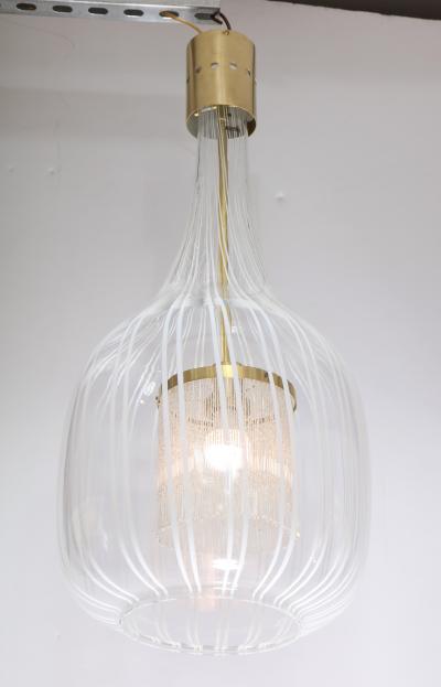 Angelo Brotto Italian Pendant Chandelier by Angelo Brotto for Esperia