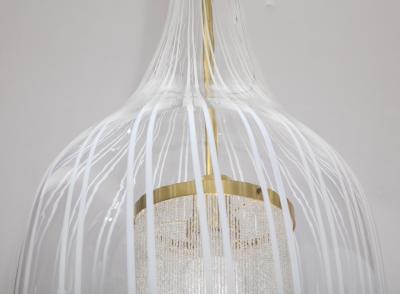 Angelo Brotto Italian Pendant Chandelier by Angelo Brotto for Esperia