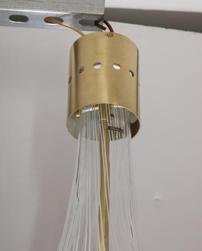 Angelo Brotto Italian Pendant Chandelier by Angelo Brotto for Esperia