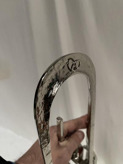 Angelo Brotto Pair of 1970s 5 lights brutalist sconces attributed to Angelo Brotto