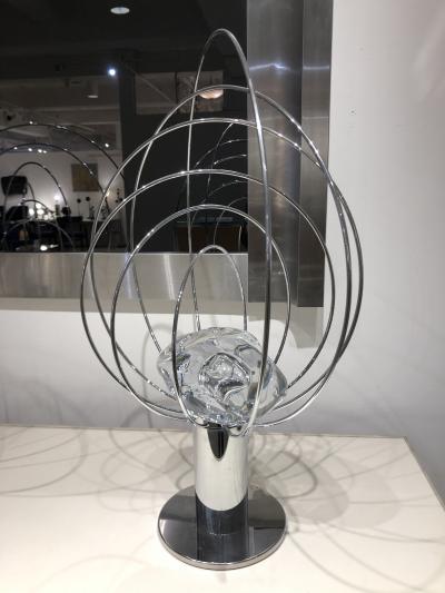 Angelo Brotto Pair of Angelo Brotto Sculptural Table Lamps