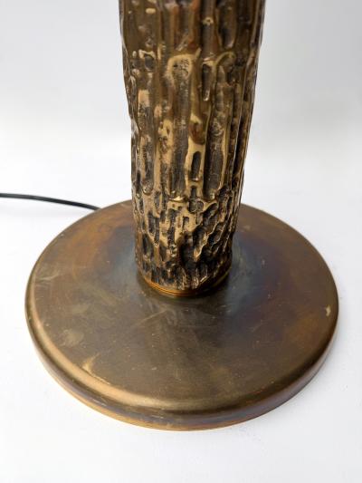 Angelo Brotto Pair of Brass Sculpture Lamps by Angelo Brotto for Esperia Italy 1980s