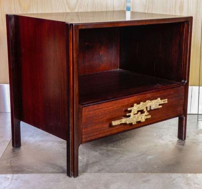 Angelo Brotto Pair of side tables attributed to Angelo Brotto