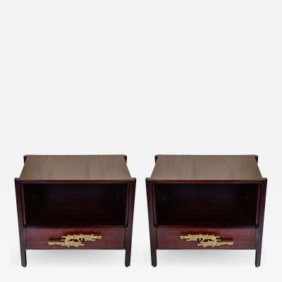 Angelo Brotto Pair of side tables attributed to Angelo Brotto