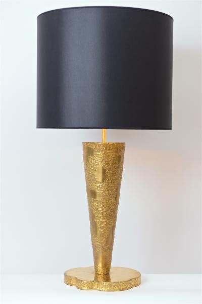 Angelo Brotto Sculptural Table Lamp in the Manner of Angelo Brotto c 1970