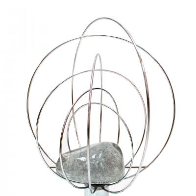 Angelo Brotto Table lamp mod Barnaba designed by Angelo Brotto for Fase Italy 1970s 