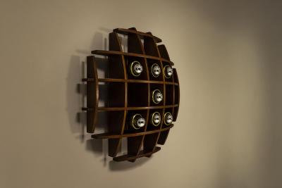 Angelo Brotto Wall Lamp by Angelo Brotto for Esperia Italy 1970s