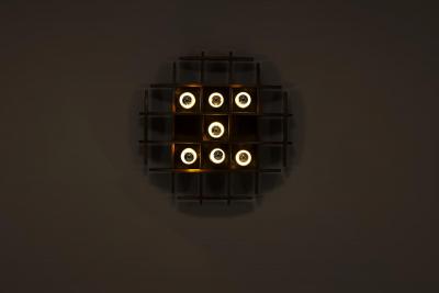 Angelo Brotto Wall Lamp by Angelo Brotto for Esperia Italy 1970s