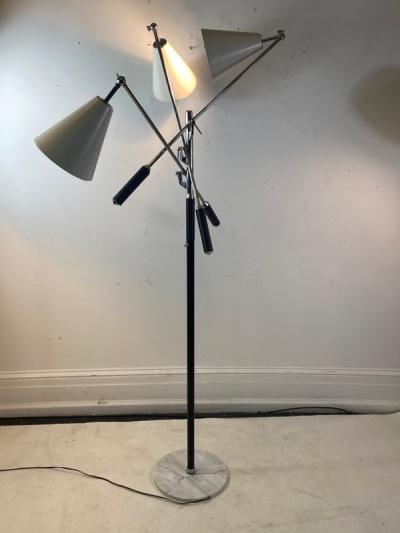 Angelo Lelii Lelli ARREDOLUCE TRIENALLE FLOOR LAMP BY ANGELO LELLI