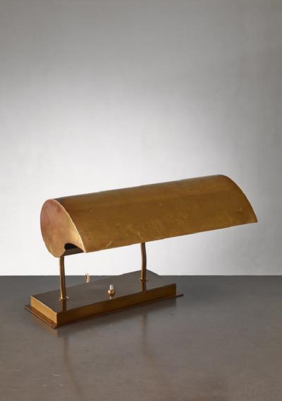 Angelo Lelli Angelo Lelli brassdesk lamp for Arredoluce Italy