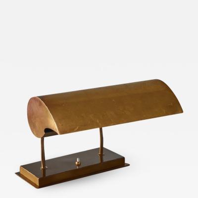 Angelo Lelli Angelo Lelli brassdesk lamp for Arredoluce Italy