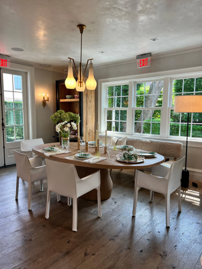 Angelo Lelli Lelii 1950S ANGELO LELII 3 ARM CEILING LIGHT