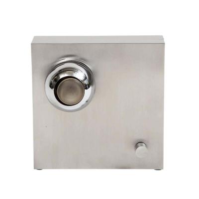 Angelo Lelli Lelii Angelo Lelii Arredoluce Table Lamp Stainless Steel Magnetic Eyeball Signed