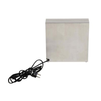 Angelo Lelli Lelii Angelo Lelii Arredoluce Table Lamp Stainless Steel Magnetic Eyeball Signed