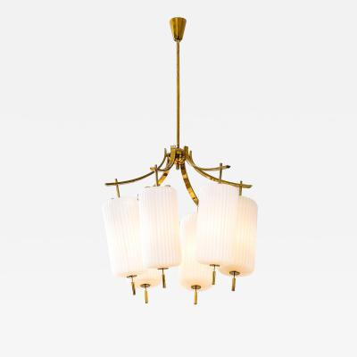 Angelo Lelli Lelii Angelo Lelii Chandelier mod 12758 for Arredoluce 50s