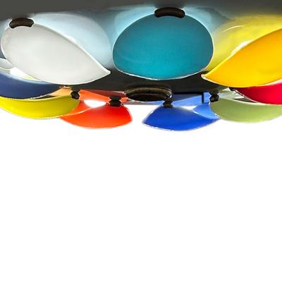 Angelo Lelli Lelii Angelo Lelii Model no 12452 Rare Whimsical Ceiling Light for Arredoluce 1955