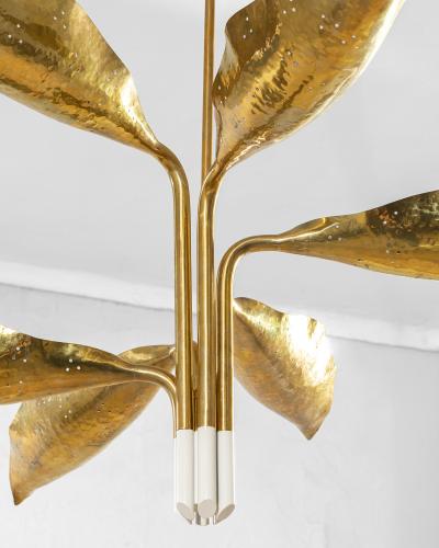 Angelo Lelli Lelii Angelo Lelii Pendant Lamp Model 12369 Brass Lacquered Metal 1951