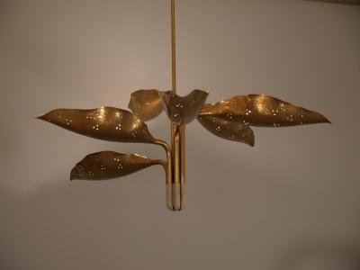 Angelo Lelli Lelii Angelo Lelii chandelier for Arredoluce Monza c1951