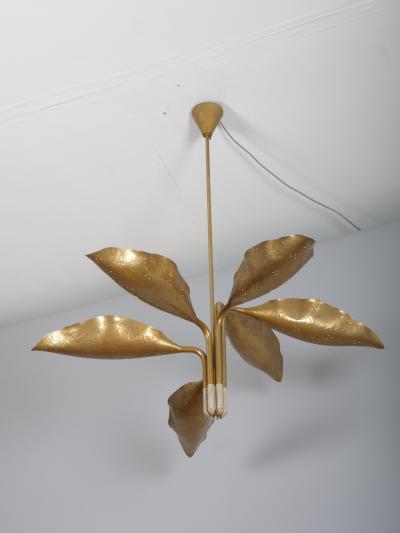 Angelo Lelli Lelii Angelo Lelii chandelier for Arredoluce Monza c1951