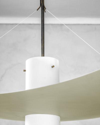 Angelo Lelli Lelii Angelo Lelii for Arredoluce Chandelier mod Vela