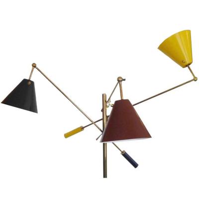 Angelo Lelli Lelii Angelo Lelli 1st Production Triennale Floor Lamp Signed