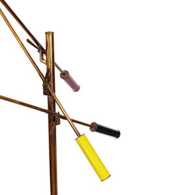 Angelo Lelli Lelii Angelo Lelli 1st Production Triennale Floor Lamp Signed