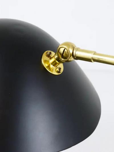 Angelo Lelli Lelii Angelo Lelli Style Articulated Midcentury Brass Table Desk Lamp Italy 1950s