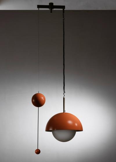 Angelo Lelli Lelii Angelo Lelli pendant lamp for Arredoluce