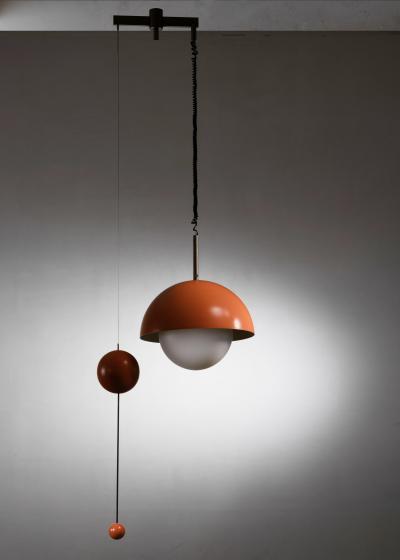 Angelo Lelli Lelii Angelo Lelli pendant lamp for Arredoluce