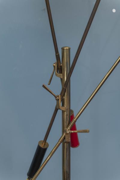 Angelo Lelli Lelii Arredoluce Triennale Floor Lamp by Angelo Lelli Italy