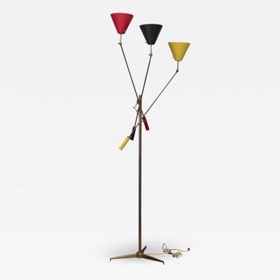 Angelo Lelli Lelii Arredoluce Triennale Floor Lamp by Angelo Lelli Italy