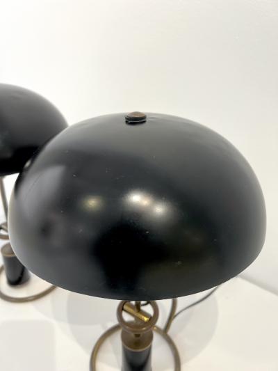 Angelo Lelli Lelii Counterweight Scrittoio Brass Table Lamp by Angelo Lelli for Arredoluce