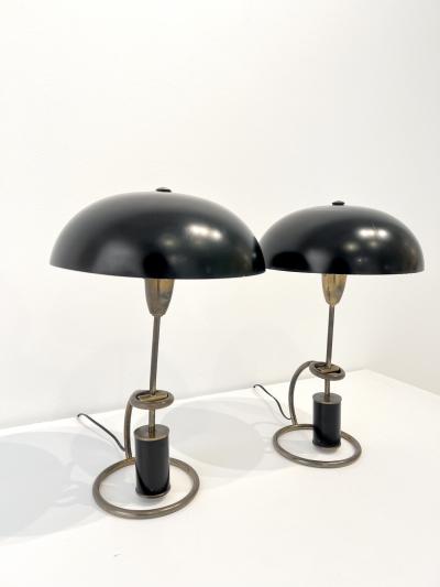 Angelo Lelli Lelii Counterweight Scrittoio Brass Table Lamp by Angelo Lelli for Arredoluce