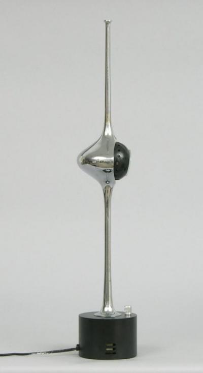Angelo Lelli Lelii Italian Mid Century Modern Cobra Table Lamp by Angelo Lelli for Arredoluce
