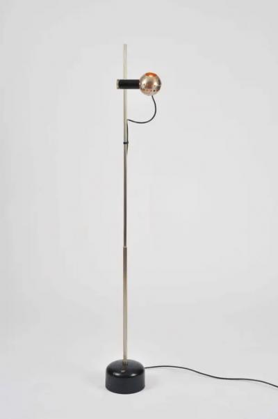 Angelo Lelli Lelii Magnetic Shade Floor Lamp by Angelo Lelli for Arredoluce