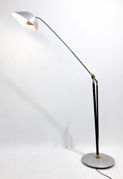Angelo Lelli Lelii Mid Century Modern Floor Lamp by Angelo Lelli 1950s