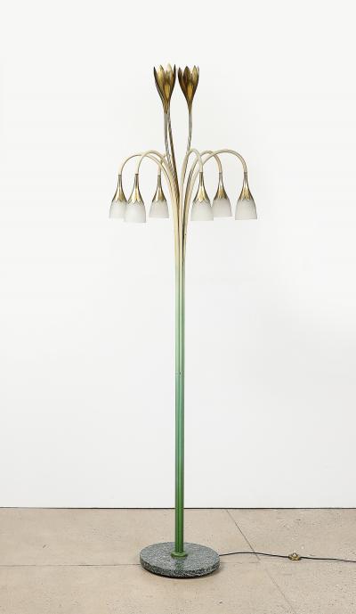 Angelo Lelli Lelii No 77 Rare Floor Lamp by Angelo Lelii for Arredoluce
