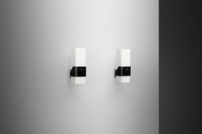 Angelo Lelli Lelii Pair of Model 12670 Wall Lamps by Angelo Lelii for Arredoluce Italy 1950s