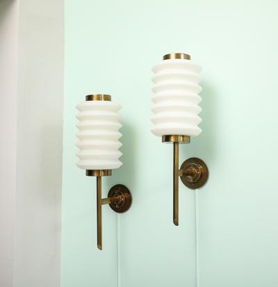 Angelo Lelli Lelii Pair of Rare Wall Lights by Angelo Lelii for Arredoluce