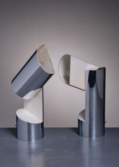 Angelo Lelli Lelii Pair of Table Lamps by Angelo Lelli for Arredoluce