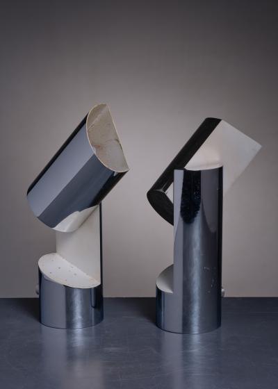 Angelo Lelli Lelii Pair of Table Lamps by Angelo Lelli for Arredoluce