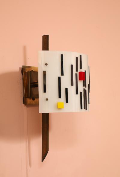 Angelo Lelli Lelii Pair of Wall Lights by Angelo Lelii for Arredoluce