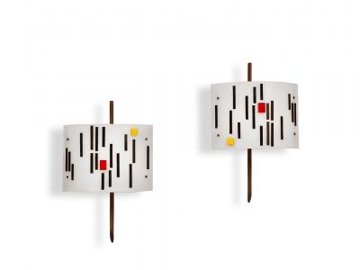 Angelo Lelli Lelii Pair of Wall Lights by Angelo Lelii for Arredoluce